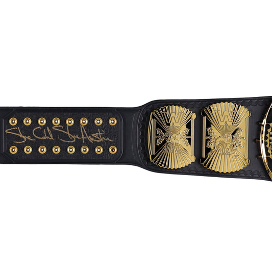 "Stone Cold" Steve Austin  Autographed Winged Eagle Championship Replica Title Belt